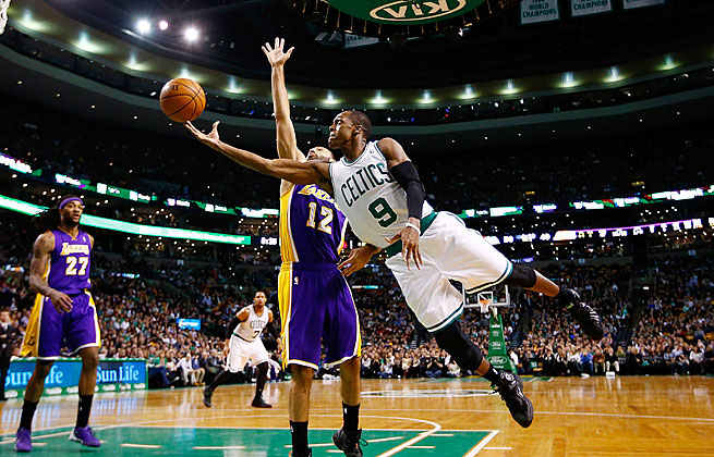 Rajon Rondo scored eight points and handed out four assists in 19 minutes in his season debut.